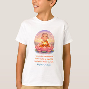 T-Shirt mit Kindermönch