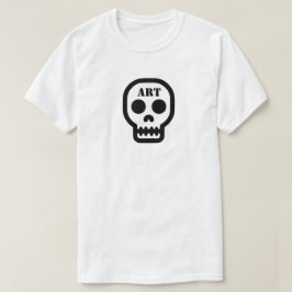 T-Shirt mit Kunst-Schädel (individuell anpassbar!)