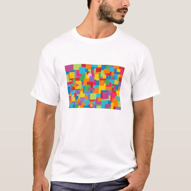 T - Shirt mit Kunstmalerei (Vorderseite)
