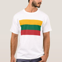 T Shirt mit litauischer Flagge
