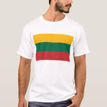 T Shirt mit litauischer Flagge