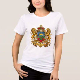 T-Shirt mit marokkanischem königlichen Erbe-Wappen Tri-Blend Shirt