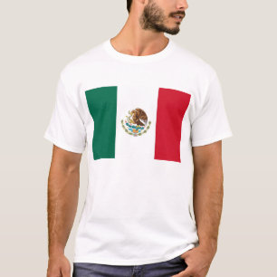 T Shirt mit mexikanischer Flagge