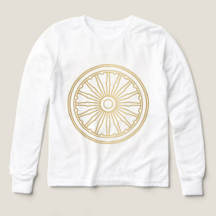 T-Shirt mit minimalistischer Grafik des alten Weis