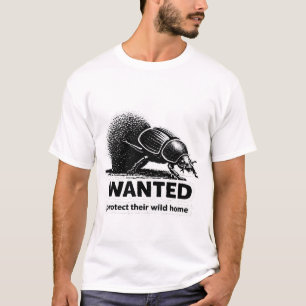 T-Shirt mit Mistkäfer-Motiv für Skarabäus-Fans und