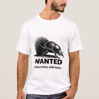 T-Shirt mit Mistkäfer-Motiv für Skarabäus-Fans und