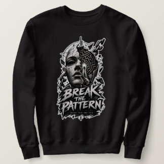 T-Shirt mit monochromem Grafikmuster "Break The Pa Sweatshirt