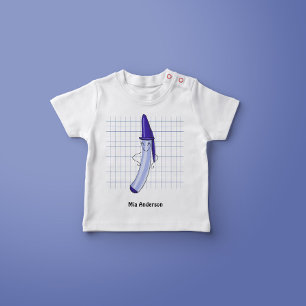 T - Shirt mit niedlichem handgezogenen Pen Name
