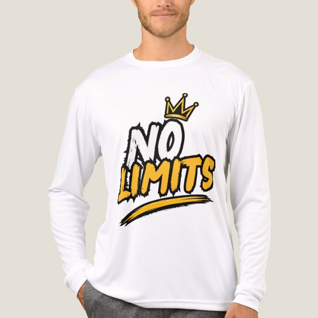 T-Shirt mit No Limits Crown Grafik Tri-Blend Shirt (Vorderseite)