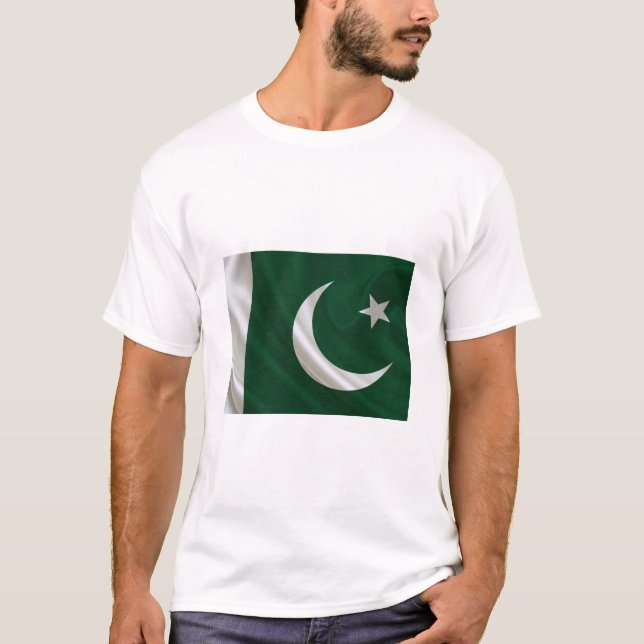 T - Shirt mit pakistanischer Flagge (Vorderseite)