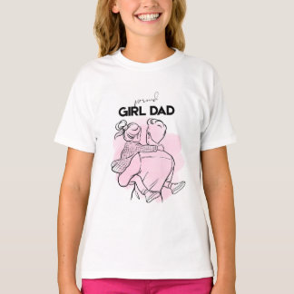 T-Shirt mit Papa von Mädchen Design