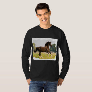T-Shirt mit Pferd mit Sonnenbrille