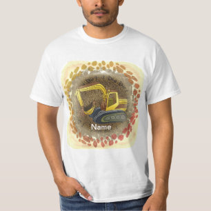 T-Shirt mit Planierraupe Really Dig Dirt