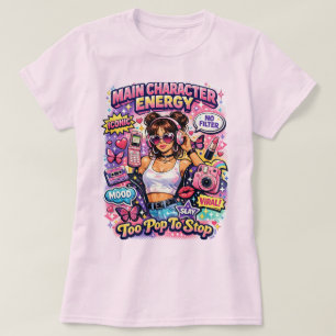 T-Shirt mit Pop-Print
