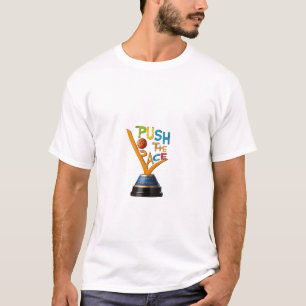 T - Shirt mit "Push The Pace".