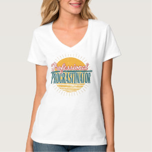 T-Shirt mit Retro-Witz für professionelle Aufschie