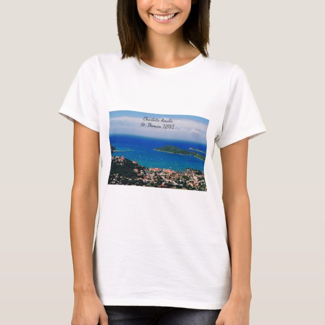 T - Shirt mit Saint Thomas Foto (Vorderseite)