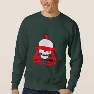 T-Shirt mit Schädelkrieger-Grafik für Herren Sweatshirt