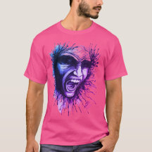 T - Shirt mit schäumender Oberfläche