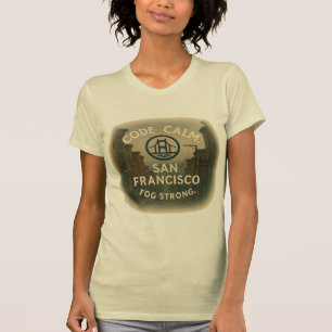 T-Shirt mit schlankem Fit-Code, Calm Fog, stark we