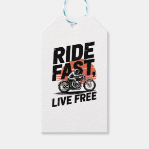 T - Shirt mit schnellem Live-Fahrrad Geschenkanhänger