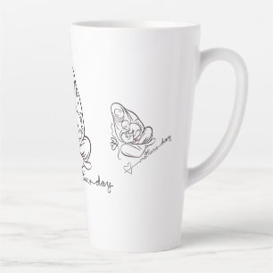 T-Shirt mit schönem Design für Mutterliebe Milchtasse