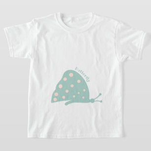 T-Shirt mit schöner minimaler grüner Schmetterling