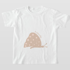 T-Shirt mit schöner minimaler orangefarbener Schme