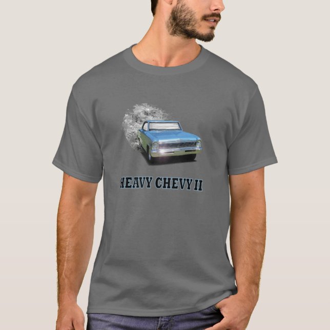 T - Shirt mit schwerem Chevy Auto-Entwurf (Vorderseite)