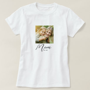 T-Shirt mit Skript-Foto für Mama