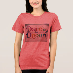 T-Shirt mit Slogan für Frauen Tri-Blend Shirt