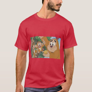 T-Shirt mit spielerischem Cartoon-Charakter