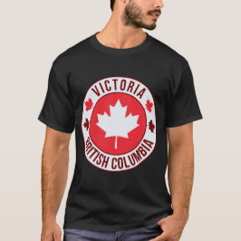 T-Shirt mit Stadtmotiv Victoria, Kanada | Reise &