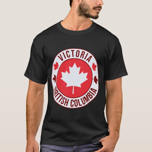 T-Shirt mit Stadtmotiv Victoria, Kanada | Reise &  (Vorderseite)