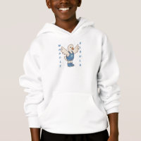 T-Shirt mit süßer Ente, die langsam watschelt