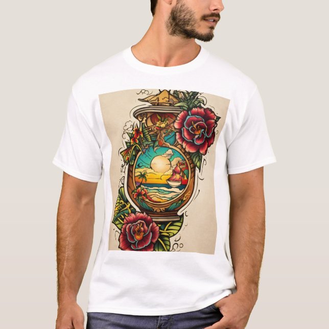 T Shirt mit Tatoo (Vorderseite)
