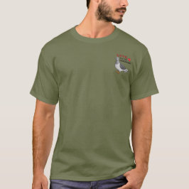 T-Shirt mit Taube "Love for the Underdogs"