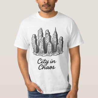 T-Shirt mit Titel 'City in Chaos'
