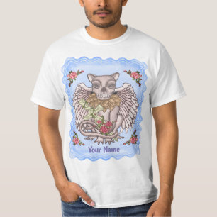 T-Shirt mit Totenkopf-Wasserspeier