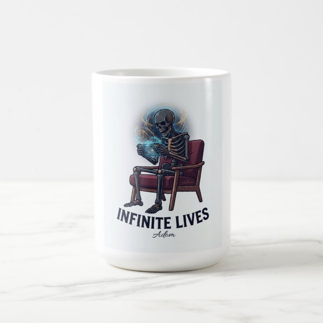 T-Shirt mit unendlichen Leben Kaffeetasse (Mittel)
