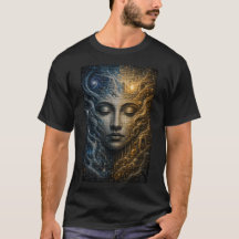 T-Shirt mit unendlicher Mosaik-Illusion