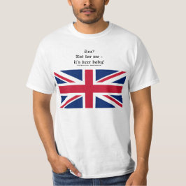 T - Shirt mit Union Jack (UK) Tea? Nicht für mich.