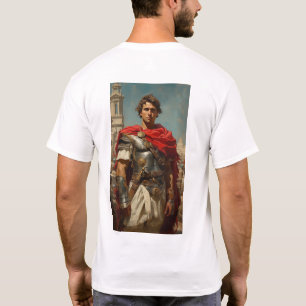 T-Shirt mit vintage-inspiriertem Gemälde von Alexa