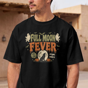 T-Shirt mit Vintage-Poster-Motiv "Full Moon Fever"