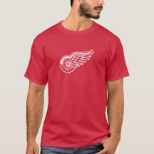 T-Shirt mit Vintage Red-Wings