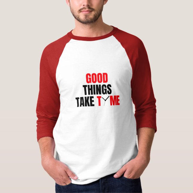 T-Shirt mit Vollärmel und schönem Design  (Vorderseite)