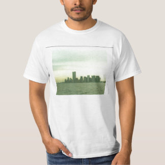 T-Shirt mit vor 9/11/01 New- YorkSkylinen