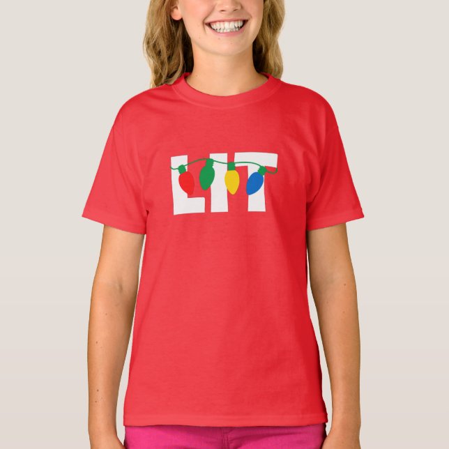T-Shirt mit Weihnachtsmotiv (Vorderseite)