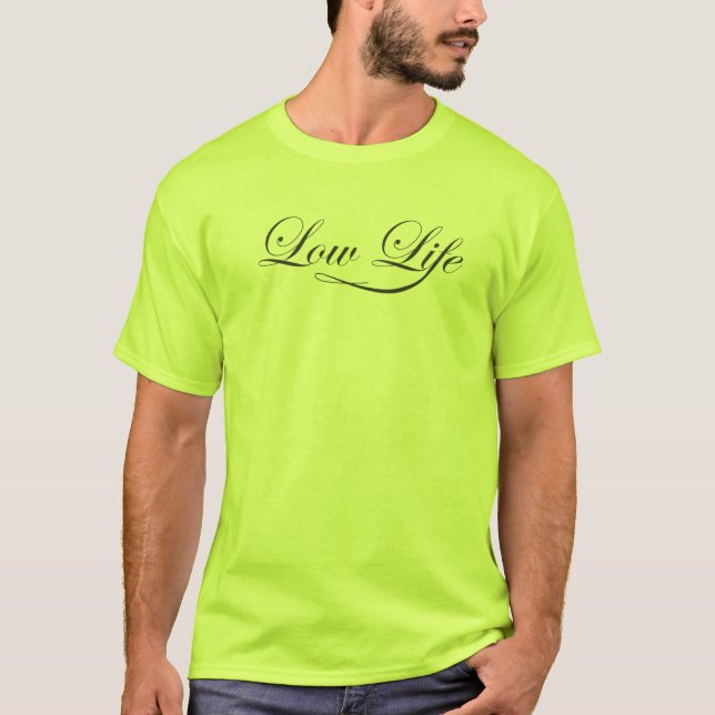 T-Shirt mit wenig Lebensart (Vorderseite)