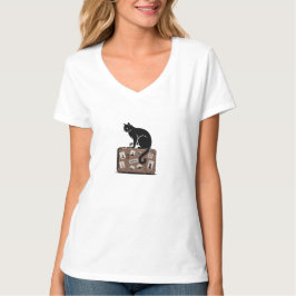 T - Shirt Modernes Wanderlust-Design